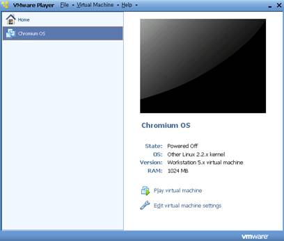 VMware Player일 경우
